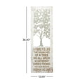 thumbnail image 3 of DecMode Farmhouse Wood Tree and Inspirational Quotes Designed Wall Décor with Glossy Beige Finish, 12"W x 36"H, 3 of 9