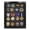Golden Oak - Blue Felt, variant on PENNZONI Medals Display Case, Military Shadow Box, Golden Oak w/ White Felt Small