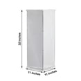 thumbnail image 3 of Efavormart 32" Silver Mirror Finish Wedding Decor Ideas Clear Display Box for Centerpieces with Interchangeable Lid and Base, 3 of 5