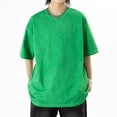 thumbnail image 2 of Maean Womens Oversized Tshirts Baggy Short Sleeve Solid Color Crew Neck Shirt Ladies Summer Tee, 2 of 4