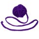 thumbnail image 1 of Cinta de Pom Pom de 25 Yardas, 0.5" de Ancho, Borde de Borlas de Pom Pom Púrpura Oscuro para Manualidades de DIY, Cortinas, Ropa, Decoración del Hogar, 1 of 7