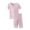 Purple, variant on Jiilone Toddler Girls Pajamas Sets 2Pcs Short Sleeve Solid Color Tshirts Shorts Pajamas Sets Kids Boys Basic Sleepwear Soft Loungewear Pjs Lounge Suits