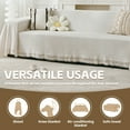 thumbnail image 4 of Croniis White Sofa Cover with Velcro, Non Slip Plaid Couch Protector, Pet Friendly Slipcover, 180*180cm, Single Seat, 4 of 9