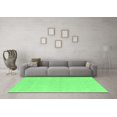 thumbnail image 3 of Ahgly Company Indoor Square Solid Emerald Green Modern Area Rugs, 4' Square, 3 of 4