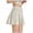 White-K9, variant on Butterfly Athletic Shorts For Womens 2 In 1 Flowy High Waisted For Tennis Running Workout With Pockets White L