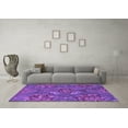 thumbnail image 3 of Ahgly Company Indoor Rectangle Abstract Purple Contemporary Area Rugs, 6' x 9', 3 of 4