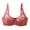 Red, variant on Women's Sexy Lace Soft Cup Bra Transparent See Through Underwire Non-Padded Bras for Women Black for Size 95D