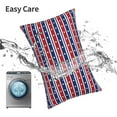 thumbnail image 6 of Pofeuu Fourth Of July Print Polyester Microfiber Plush Pillowcases, Super Soft and Cozy Pillow Case Covers with Envelop Closure（Pillow core not included）-14"x20", 6 of 6