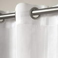 thumbnail image 4 of Exclusive Home Curtains Apollo Sheer Grommet Top Curtain Panel Pair, 50x84, Winter White, 4 of 4