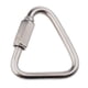 thumbnail image 2 of Clips de Mosquetón de acero inoxidable para hamaca Mecea Resistente al desgaste Soporte de llavero Bloqueo de cadena de llave Bloqueo de tornillo H 5mm Macarena Mosquetón al aire libre, 2 of 8