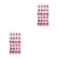 thumbnail image 4 of Jumpingount 1 Juego de puntas de uñas artificiales, prensa en las uñas para niños, dibujos animados, uñas postizas, pegatinas cortas, cubierta completa, PNT-16-11 2piezas Jumpingount CBP264864, 4 of 6