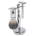 thumbnail image 1 of Shaving Set, Brush Holder Professional Shaving Brush 3pcs  For Salon, 1 of 8