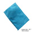thumbnail image 4 of Billuyoard Paño de limpieza Trapos de fibra Toallas de microfibra Absorbente de agua Doble capa Borde reforzado Cocina Baño Utensilios de cocina Suministros de limpieza para el hogar L/Azul 23*18cm, 4 of 6