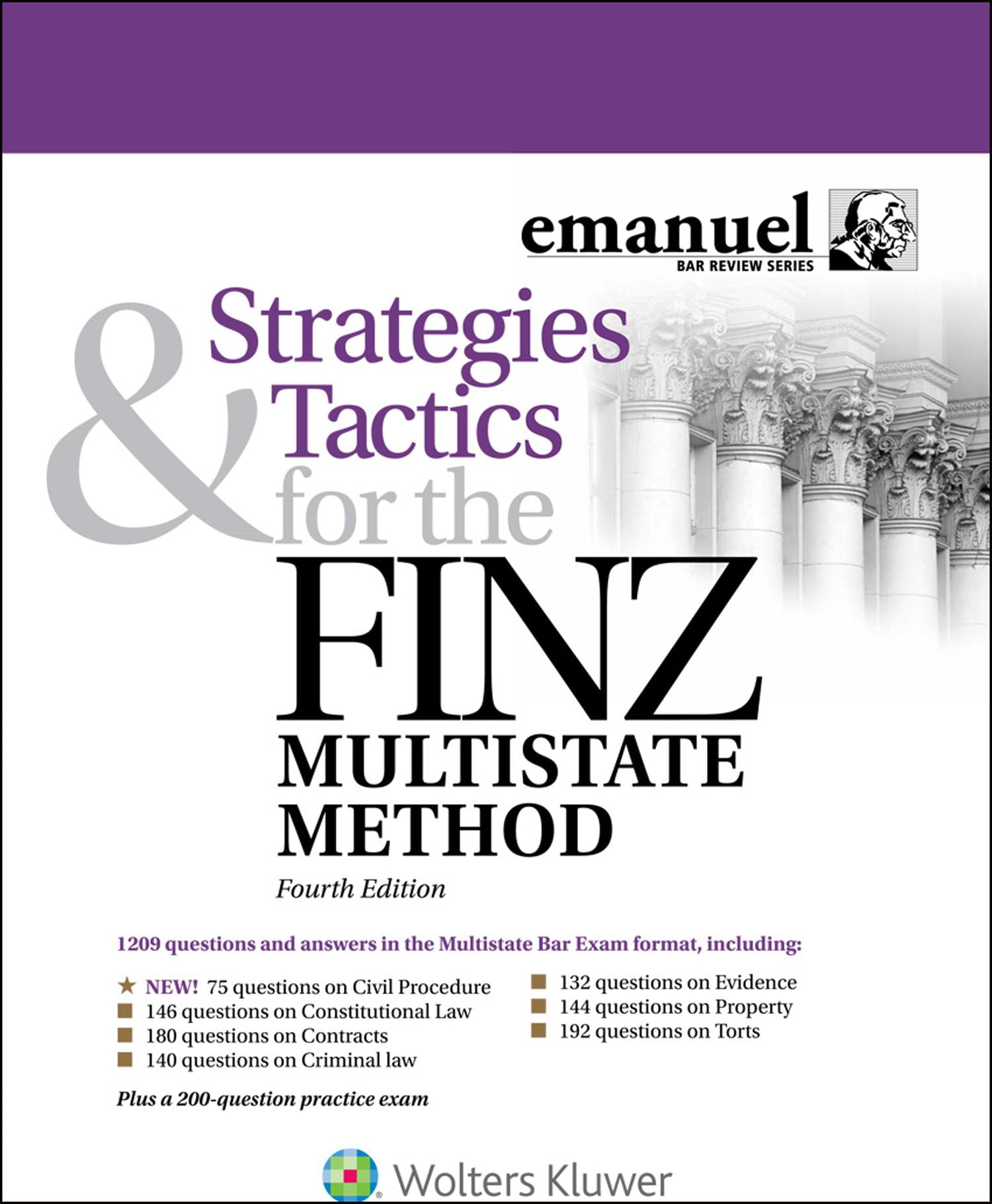 Emanuel  Bar  Review Strategies and Tactics for the Finz 