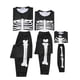 thumbnail image 3 of Conjunto de pijama de Halloween Inspire Chic de manga larga para toda la familia, ropa de dormir a juego para hombres 3XL negro, 3 of 5