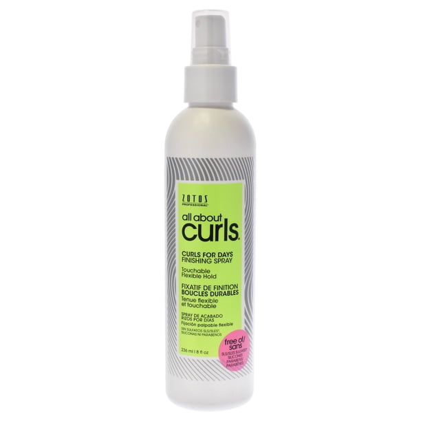 All About Curls Spray para el cabello Spray de acabado de rizos por días 8oz All About Curls All About Curls Spray para el cabello 8oz