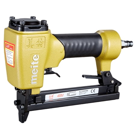 MEITE 422J Pneumatic Staple Gun For Jointery Upholstery Woodworking Fit 20GA Crown Staple