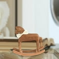 thumbnail image 6 of hengtong Rocking Horse Ornament Decoration Shelf NightStand Vintage Design Collection brown, 6 of 9