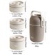 thumbnail image 1 of Fiambrera aislada de acero inoxidable 304 con bolsa de almacenamiento, fiambrera portátil cubierta de doble capa, fiambrera sellada para estudiantes de oficina, 1 of 5