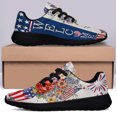 thumbnail image 3 of 4th Of July Independence Day Patriotic Shoes Sneakers Black Size 4.5, 3 of 7