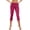 Hot Pink, variant on Drovellove Women's Plus Size High Waisted Wide Leg Capri Pants with Pockets - Casual Solid Yoga Trousers for Lounging, Beach Days, or Outdoor Activities