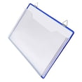thumbnail image 4 of Monyance Plastic File Bag Transparent Wall Mounted File Folder: Blue A4 Receipt Organizer(12.6X9.45X0.79Inches), 4 of 11