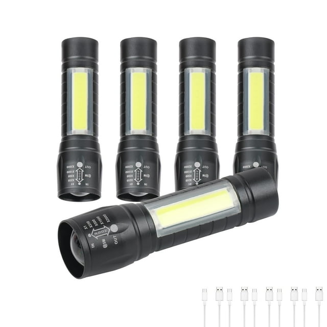 Linterna Hilngav Mini LED de bolsillo pequeña recargable con USB-C