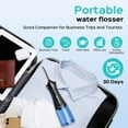 thumbnail image 5 of COSLUS CX30 2 Pack Cordless Water Dental Flosser Pick with Elegant Packaging for Teeth,Braces,Gums Care,Portable for Travel, 5 of 8