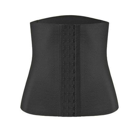 

Booker Waist Trainer Triple Adjustable Sports Waistband Steel Bone High Waist Seamless And Breathable Postpartum Abdominal Contraction Black Nylon Spandex XL