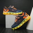 thumbnail image 2 of Toddler LED Flashing Light Up Shoes Boys Girls Lightweight Mesh Breathable Sneakers, 2 of 4