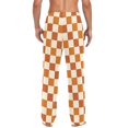 thumbnail image 4 of FORMRS Mens Pajama Pants with Pockets Cotton Sleepwear Lounge Bottoms Sizes S-2XL, Rusty Orange Plaid, 4 of 7