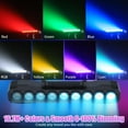 thumbnail image 3 of 60W LEDs RGBW Stage Lights Bar Wall Wash Light Dj Party Lights DMX/Wireless/Sound Activated Control Strobe Light for Parties Effect Christmas Church Night Club Disco Club Wedding Bar-2PC, 3 of 15