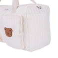 thumbnail image 5 of Quilted Baby Diaper Bag Large Cute Duffle Bag for Women (One Bear), 5 of 17