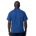 thumbnail image 2 of Men's MSX by Michael Strahan Royal Buffalo Bills Baseline Raglan Polo, 2 of 3