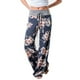 Pantalon Large à Imprimé Floral Pyjama Décontracté pour Femmes – image 3 sur 7