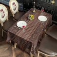 thumbnail image 5 of Boho Bohemia Geometric Line Art Rectangle Tablecloth 60"x120",Waterproof Polyester Rectangle Table Cloth, Wipeable Spillproof Polyester Tablecloth for Dining, Camping, Indoor and Outdoor, 5 of 6