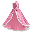 thumbnail image 5 of Favoffer Winter Girls Dress Up Hooded Cape Long Length Elegant Princess Cloaks Big Girl Capes Soft Breathable Party Daily Travel Home 3-12 Years, 5 of 9