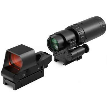 Feyachi M37 1.5X - 5X Red Dot Magnifier with RS-30 Optic Sight Combo Kit