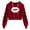 Wine#7, variant on Viikei Womens Hoodies Pullover Plus Size Womens Hoodies Clearance Hoodie Short Solid Long Sleeve Sweatshits Tops