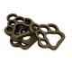thumbnail image 4 of 100x Suministros De Artesanía De Bronce  Del Gato Animal Gato Pata Colgantes Para La Elaboración, Resultados De La Joyería Qu Baoblaze Los hallazgos de fabricación de joyas, 4 of 8
