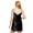 Black, variant on Women's Shadowline 4505X Plus Charming Chemise (Blush 1X)