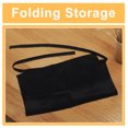 thumbnail image 3 of unbranded Delantal Bistro Negro Unisex Con Bolsillo Único Para Cocina Profesional Y Protección Duradera, 3 of 7