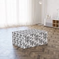 thumbnail image 3 of Black and White Foldable Mattress, Outline Cactus Art, 74.8" x 35.4", Black and White, by Ambesonne, 3 of 6