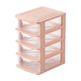 thumbnail image 2 of MTBLYS Drawer Desktop Storage Box Transparent Dust Free Cosmetic Organizer Multi Layer Stationery Storage Container 1 Piece Low Grids Drawer for Home Office Dorm, 2 of 6
