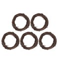thumbnail image 1 of 5Pcs Natural Grapevine Wreath Rings Parrot Rattan Vine Branch Wreath Hoops for DIY Decor, 1 of 9