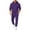#+004Purple, variant on Hogleaql Men's Tracksuits 2 Piece Set Solid Color Relaxed Fit Hoodie Joggers Running Pants Set Fleece Fall Winter Suit with Pockets Royal Blue L