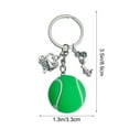thumbnail image 2 of Yonrjhukm Ball Sports Keychains, Soccer, Basketball, Volleyball Keychains for Crossbody Bags, Sport Event Gifts, Durable PVC & Alloy, Perfect for Sports Fans, 2 of 6