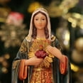 thumbnail image 3 of Virgin Mary Statue Sacred Heart Figure Resin Sculpture Savior Figurine Catholic Religious Gift Home Chapel Decoration 13 inch, 3 of 7