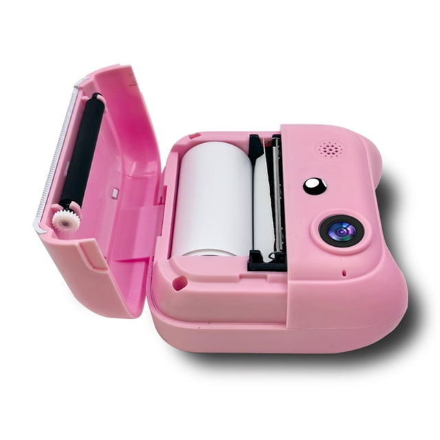 Cámaina de la empresa Instantánea para Niños 2400W Cámara Digital de Alta Clara Con 2.4ips Cartoon Cartoon Inkless Termal Impresora Con Doble Lente para Niñas