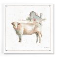 thumbnail image 1 of Epic Art 'Farm Friends VIII' by Lisa Audit, Acrylic Glass Wall Art, 24"x24", 1 of 5